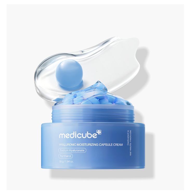 کرم کپسولی هیالورونیک اسید آبرسان و مرطوب کننده عمقی مدی کیوب